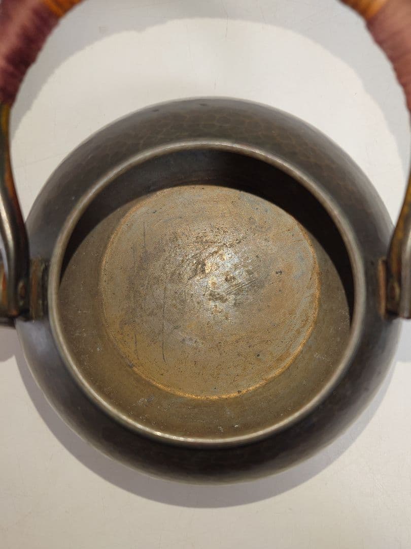 急須 槌目 清穂堂 鎚起銅器 茶道具 手打ち湯沸かし やかん 金属伝統工芸品