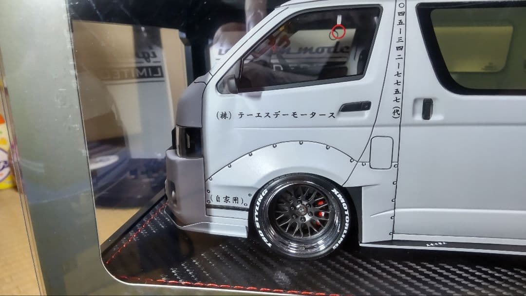 IG2802 1/18 T・S・D WORKS HIACE Matte Gray
