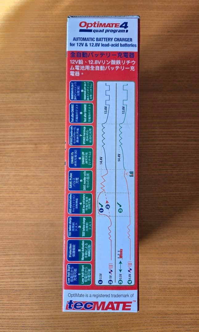 し*ふ様 (新品未開封)Optimate 4 自動バッテリーチャージャー