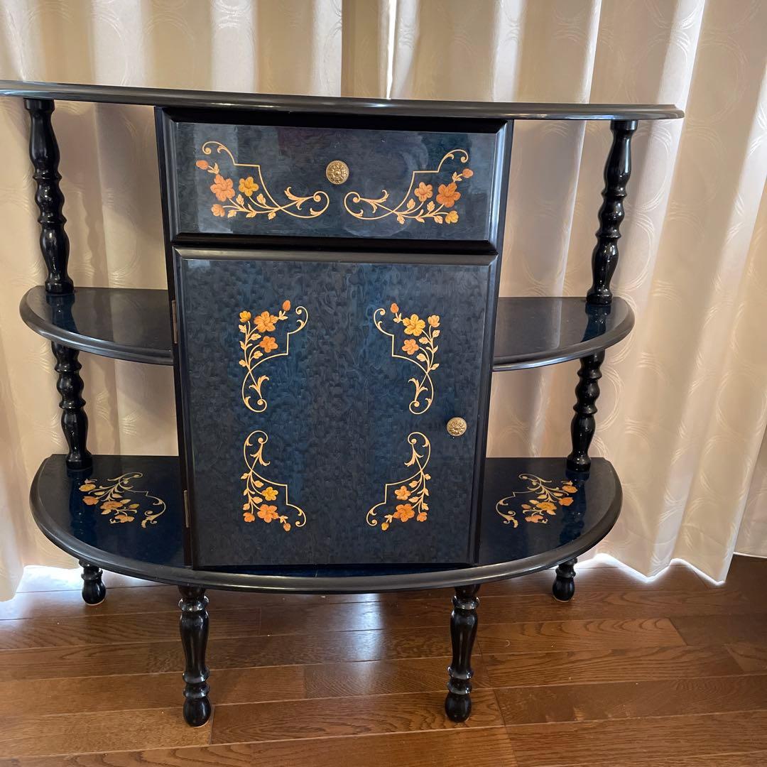 優輝　希少イタリア製　象嵌キャビネット