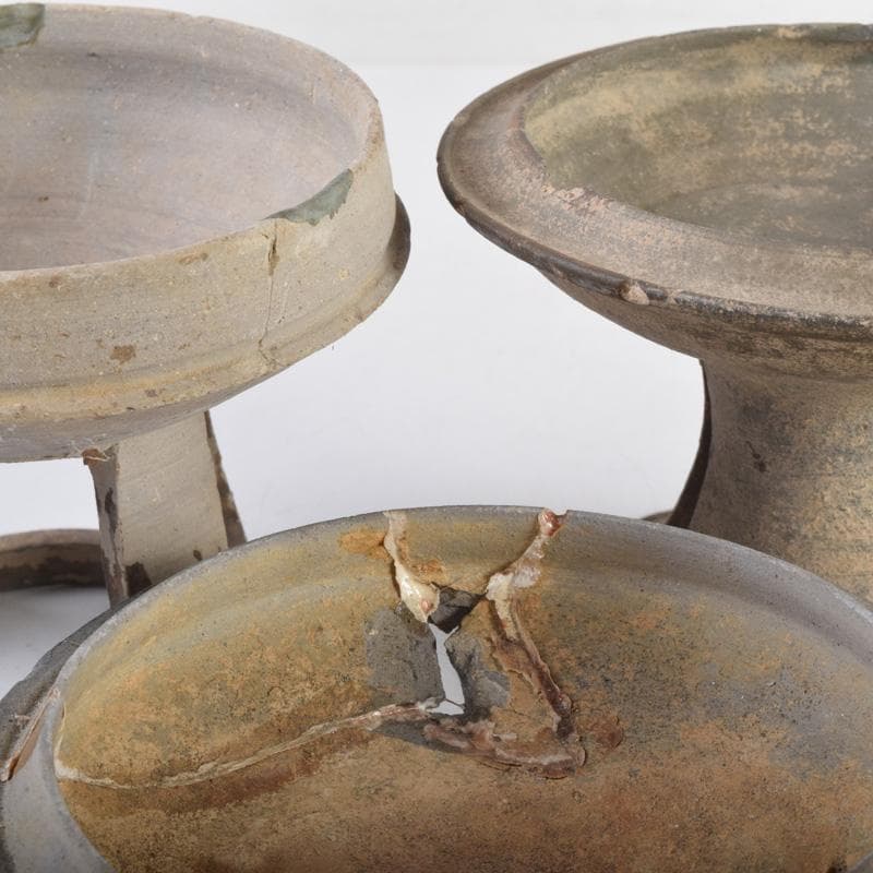 朝鮮美術　須恵器　新羅土器　新羅無釉土　6点まとめて　V　8342A