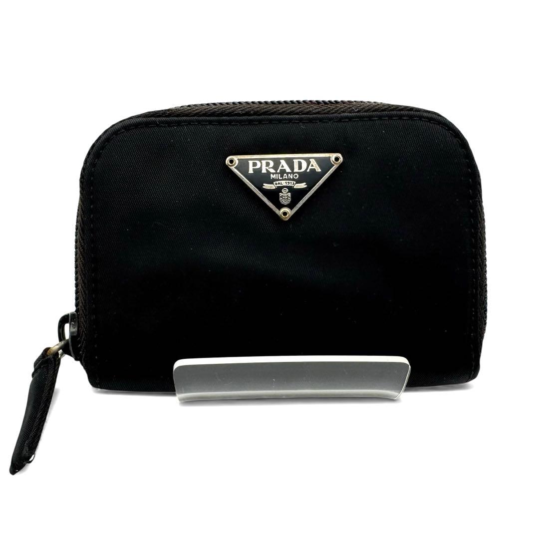 PRADA ケース　小銭入れ　三角ロゴ　ナイロン　ポコノ　プラダ