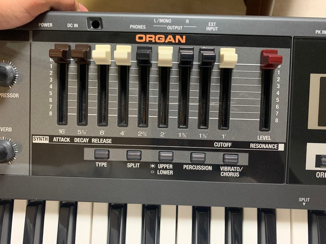 美品98%程度 Roland VR-09 シンセサイザー