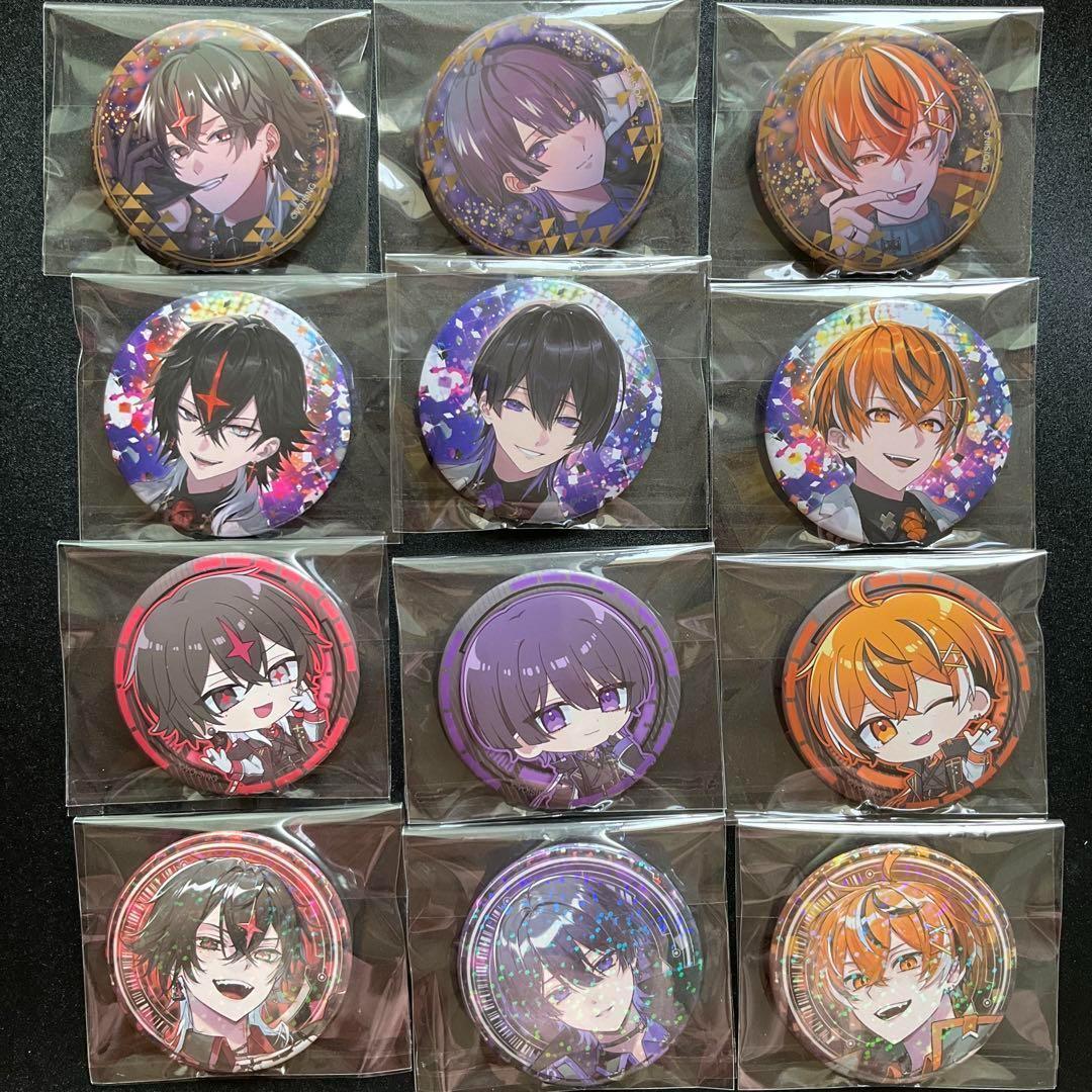 クロノヴァ 缶バッジ 第3弾 黒組 コンプリート set