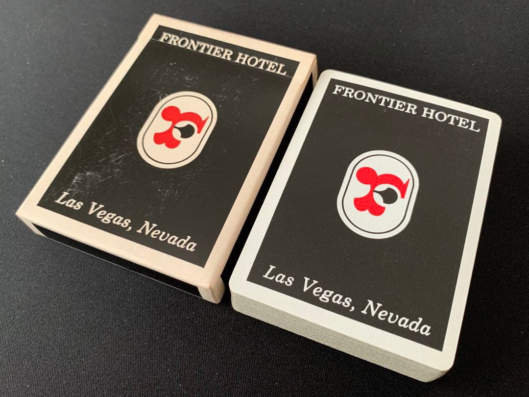 美品 Frontier Hotel 黒 オールド カジノデック