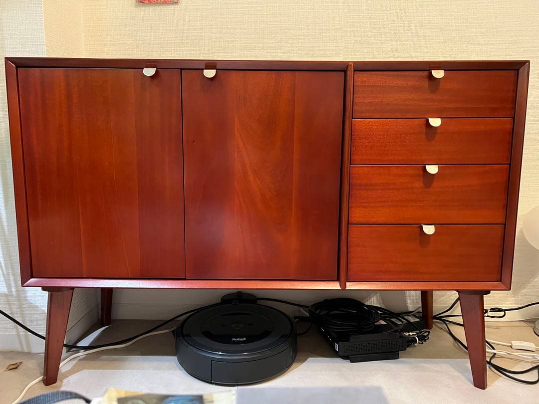 マホガニー　キャビネット　110cm