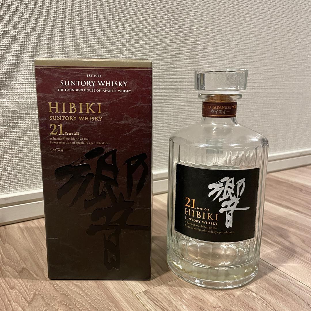 【美品】響 21年　空き瓶　箱付き