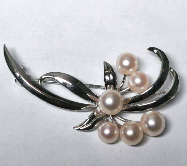 【美品 最高級】ミキモト ブローチ パール フォーマル 皇室御用達 正規品