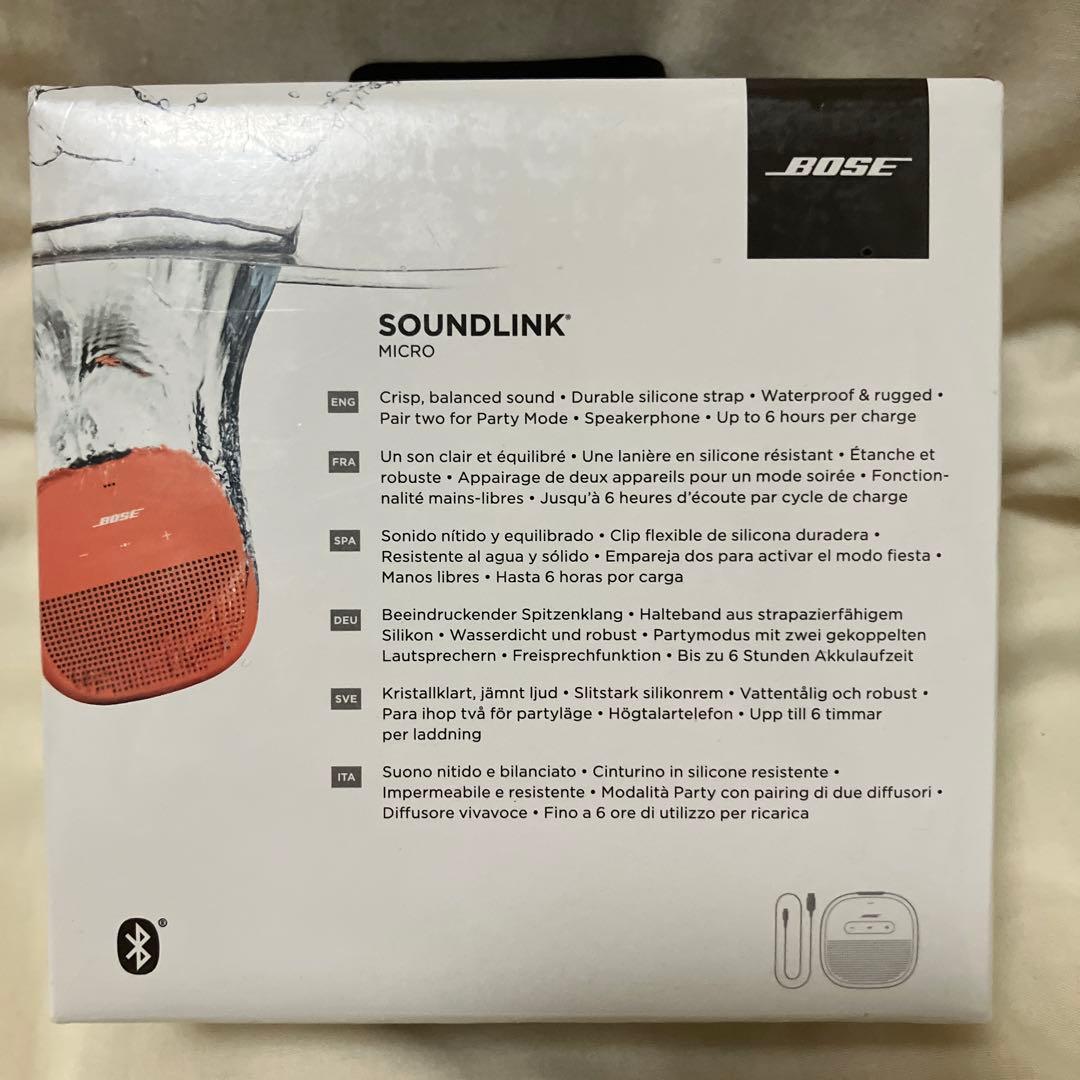 スピーカー・ウーファー Bose SoundLink Micro Bluetooth speaker