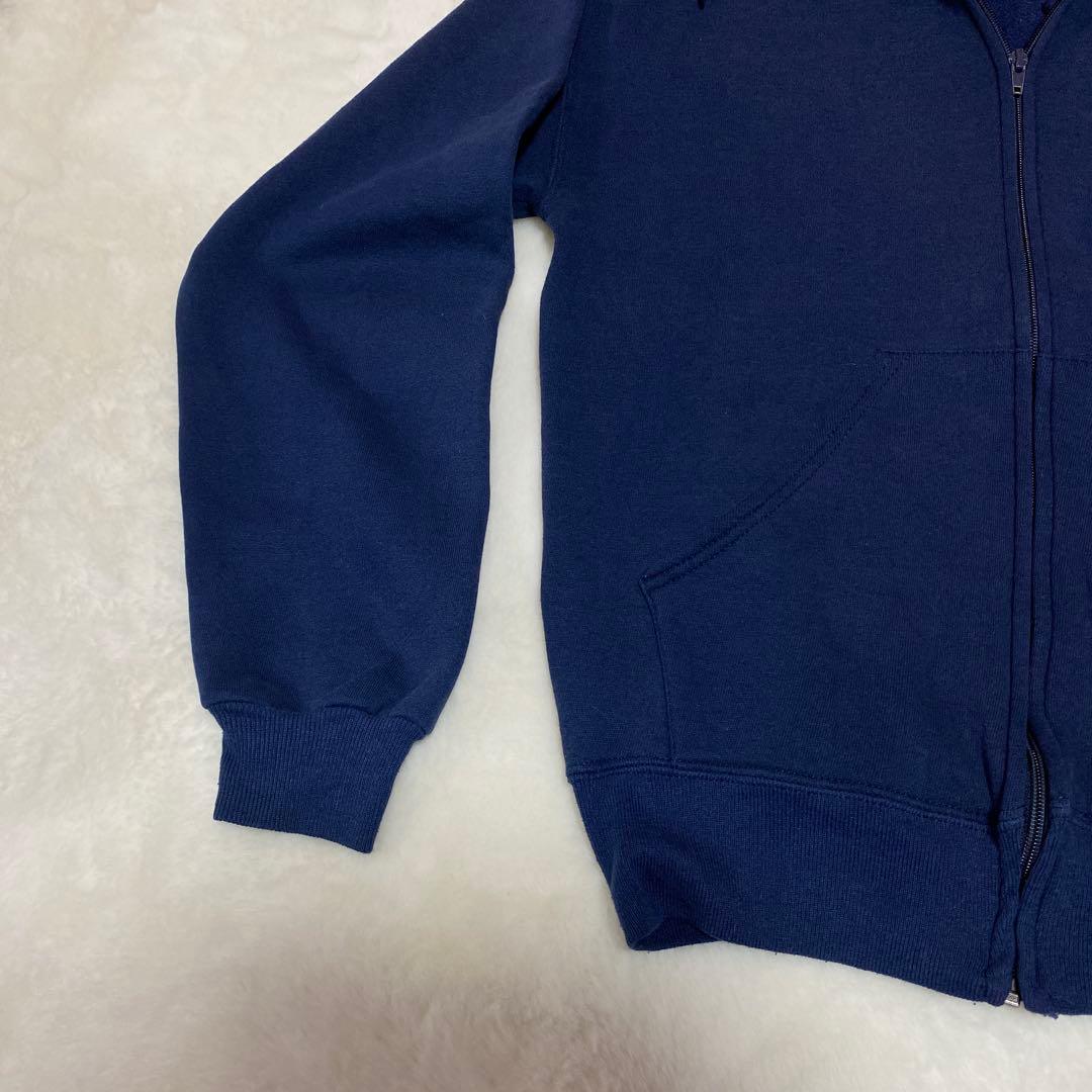RUSSELL ATHLETIC ネイビー ジップパーカー USA製 90s