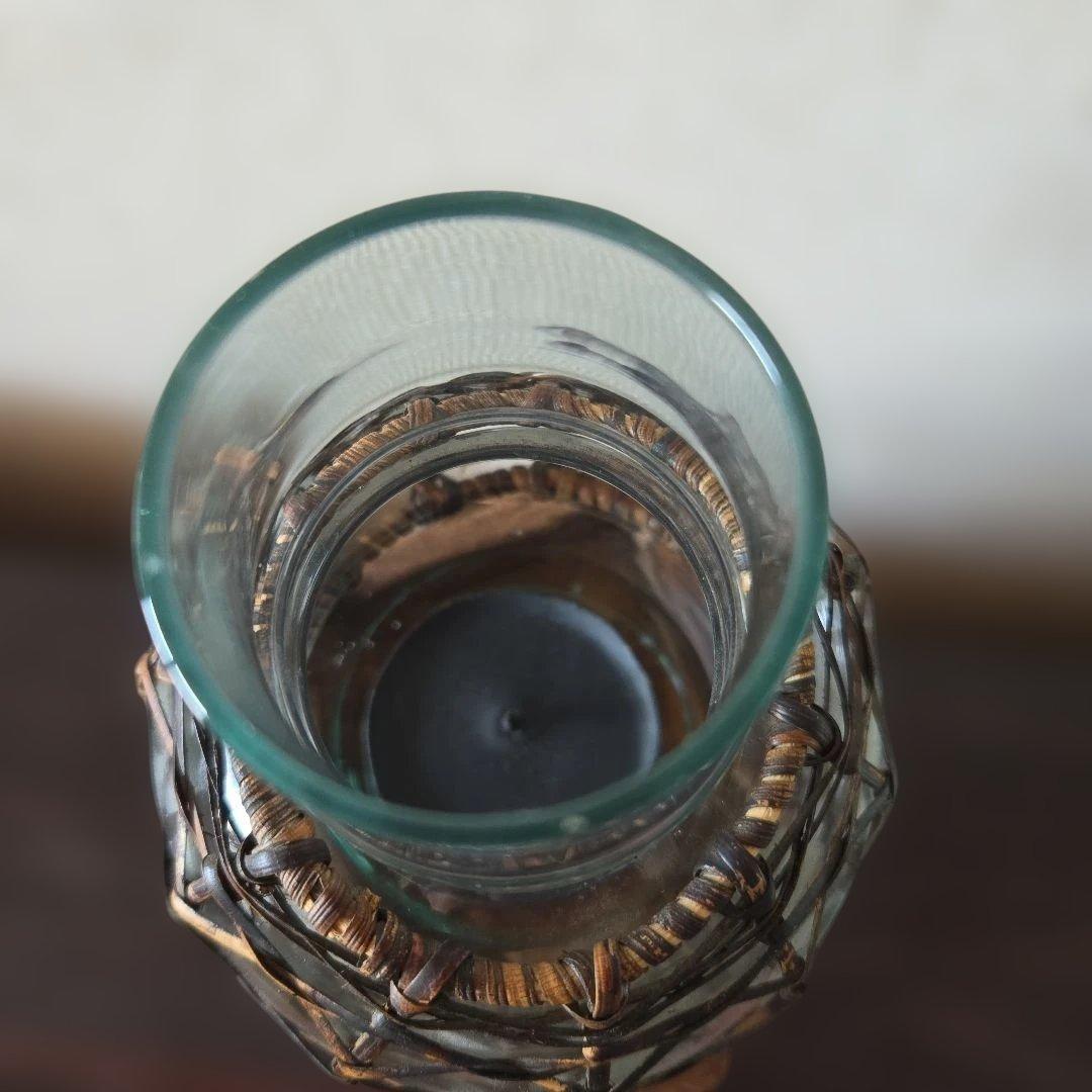 ヴィンテージ ビンテージ 海外 民族 工芸品 木製 像 ロウソク台 ランタン