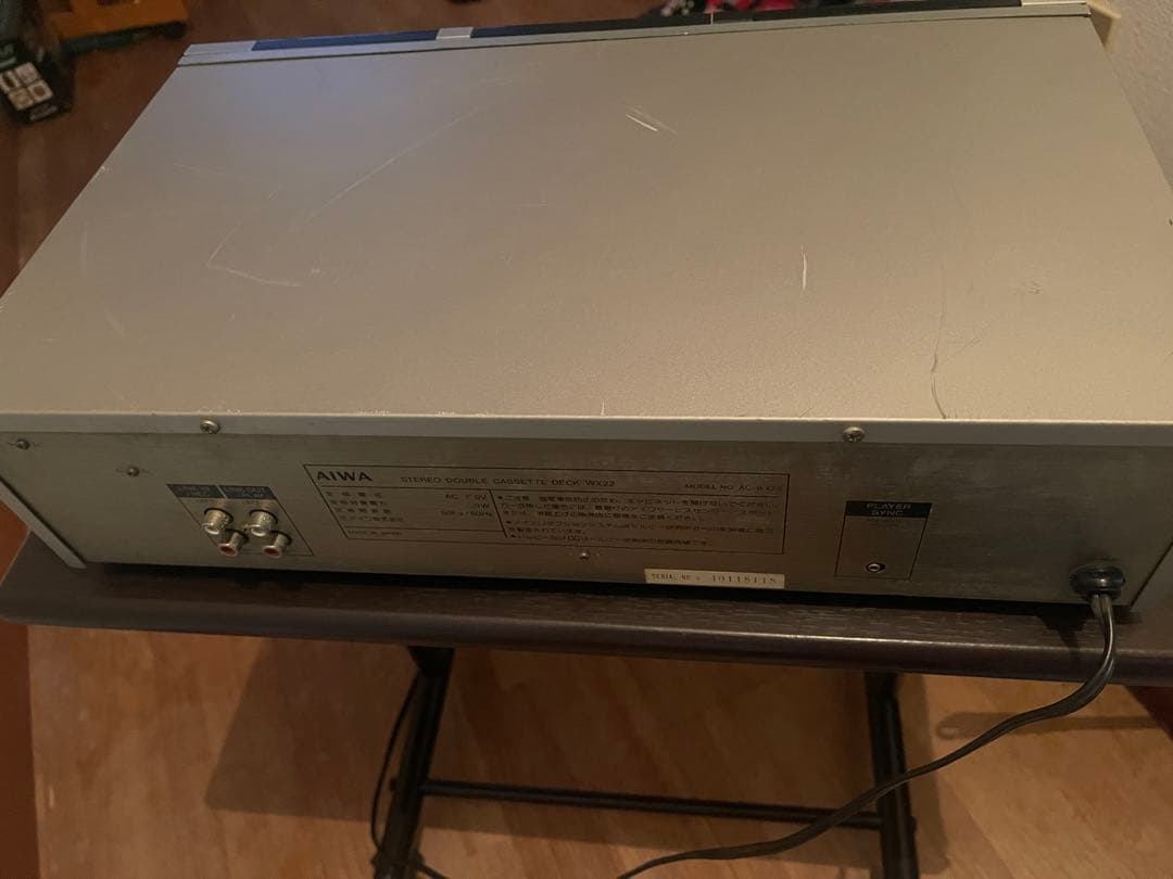 AIWA AD-WX22 希少ダブルカセットデッキ　動作確認