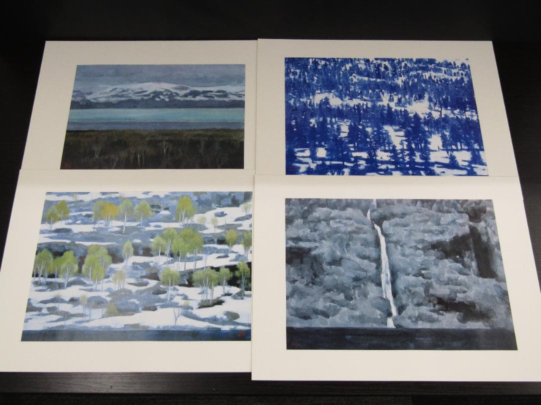 東山魁夷自選習作集 『北欧旅想』 日本経済新聞社 20枚セット