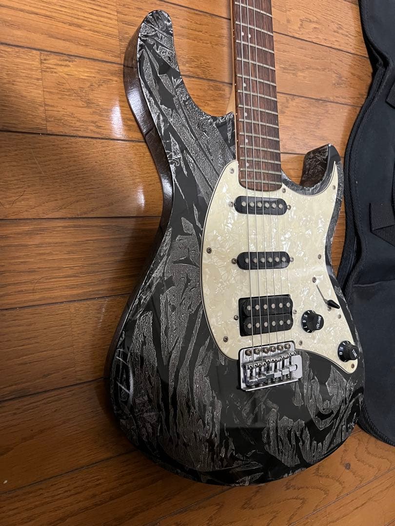 Cort エレキギター ブラック/ホワイト ギターケース付目立った傷などないです