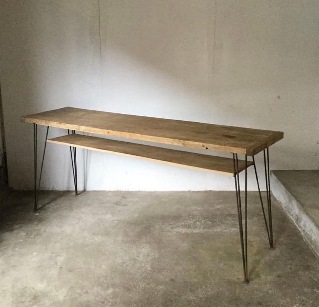 作業机　デスク　長テーブル　古家具