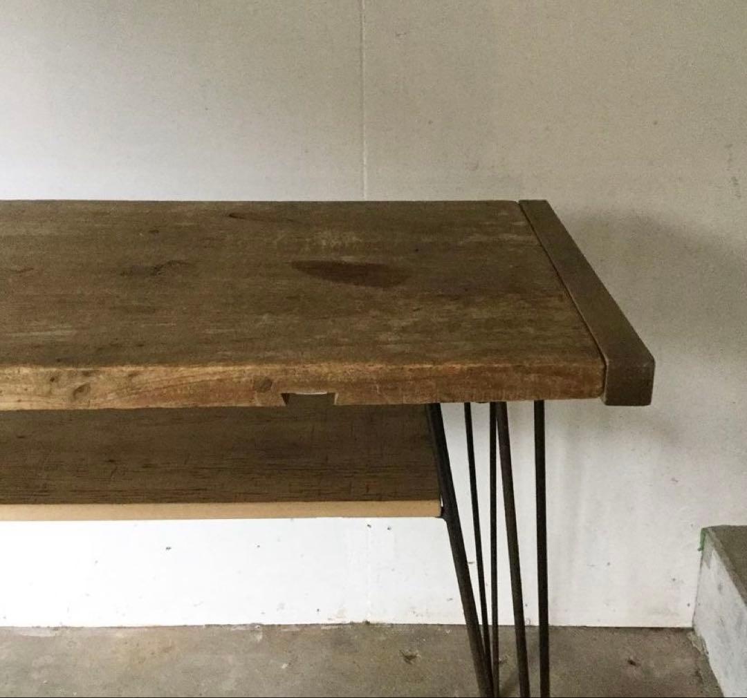 作業机　デスク　長テーブル　古家具