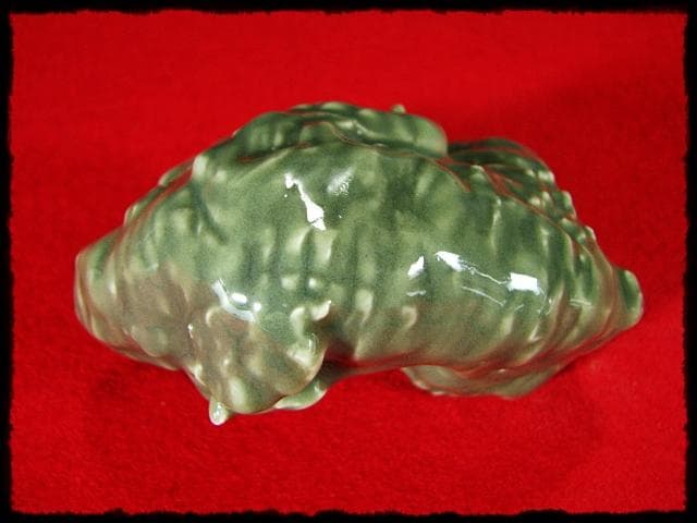 むしむし！清水公照 青磁 泥仏 一点もの 干支 羊 未 直筆題字 b584