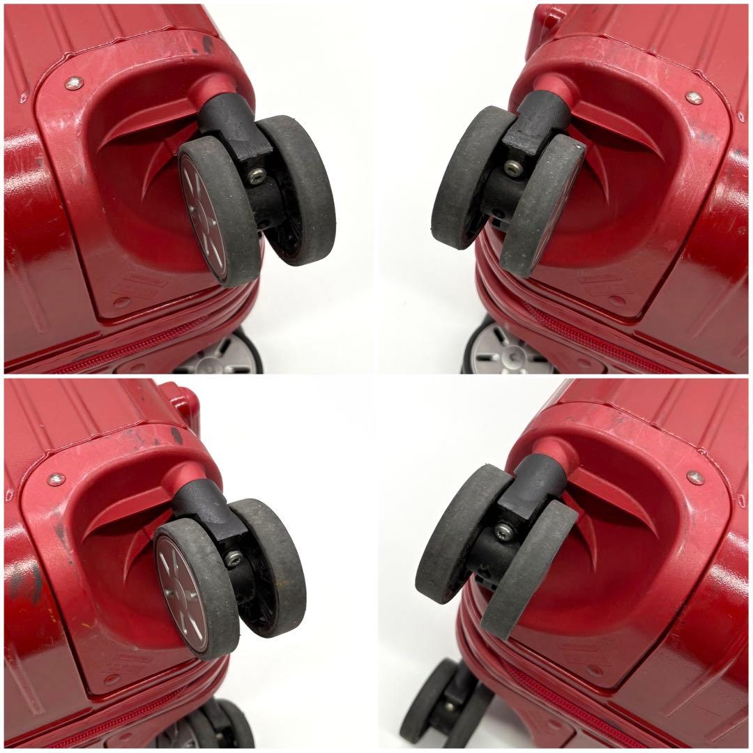 RIMOWA キャリーケース 4輪 SALSA 875.54 レッド