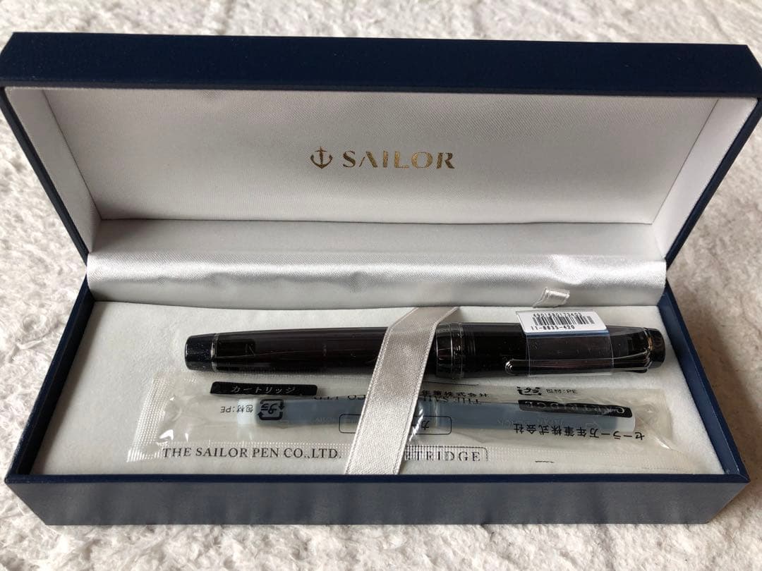 セーラー万年筆 プロフェッショナルギアブラックスケルトン21金　M中字　限定品
