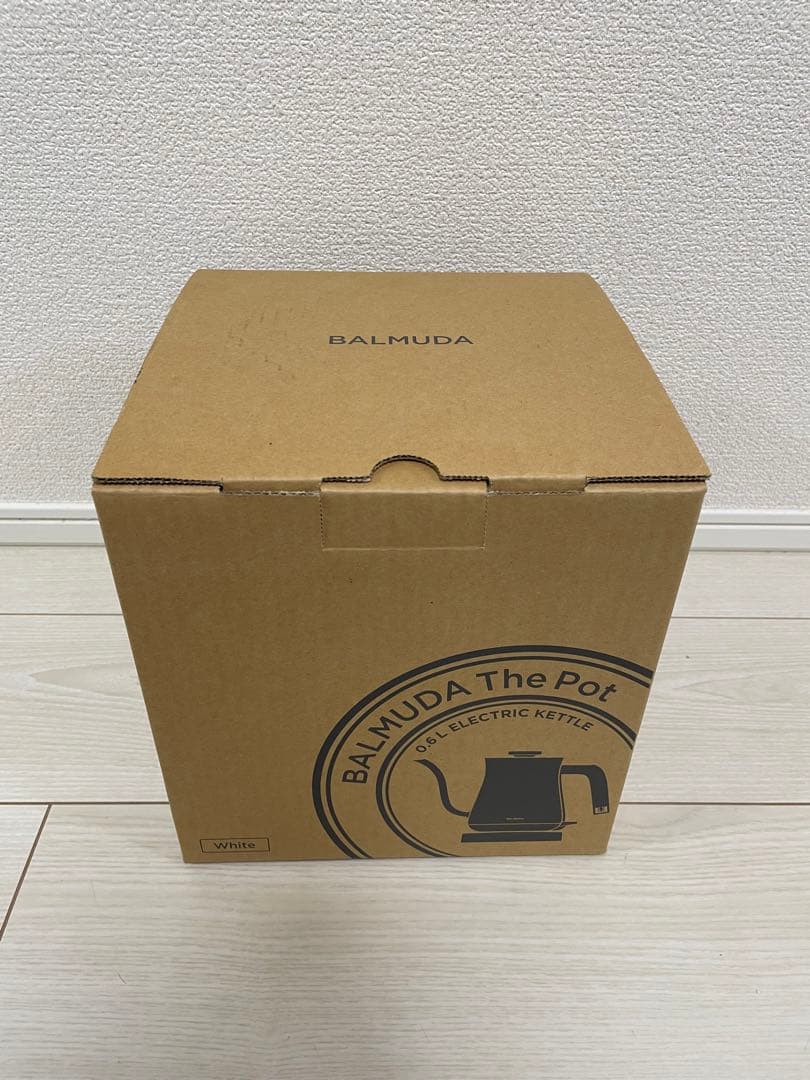◆【未使用】BALMUDA The Pot ホワイト 電気ケトル バルミューダ