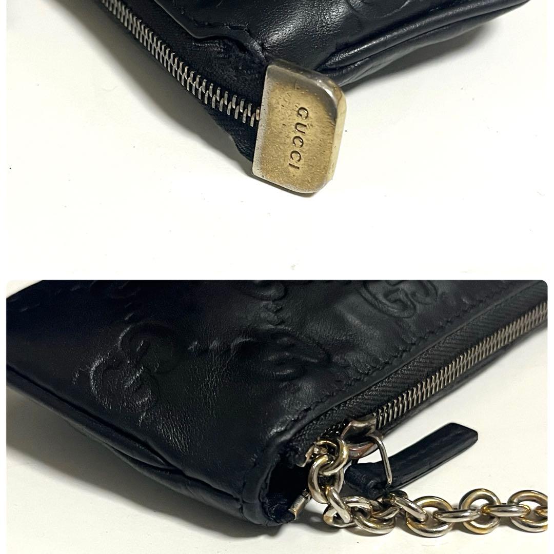 gucci グッチ　シマ　ケース　キーリング　　財布