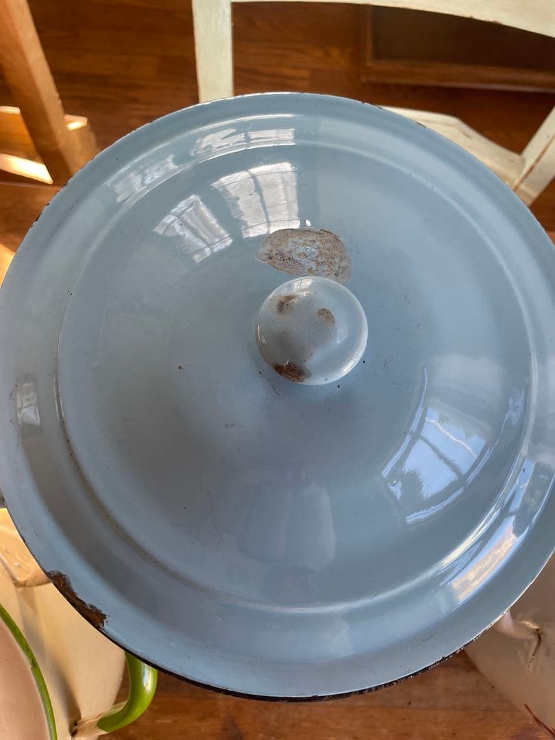 激レア　アンティークホーロー　3色