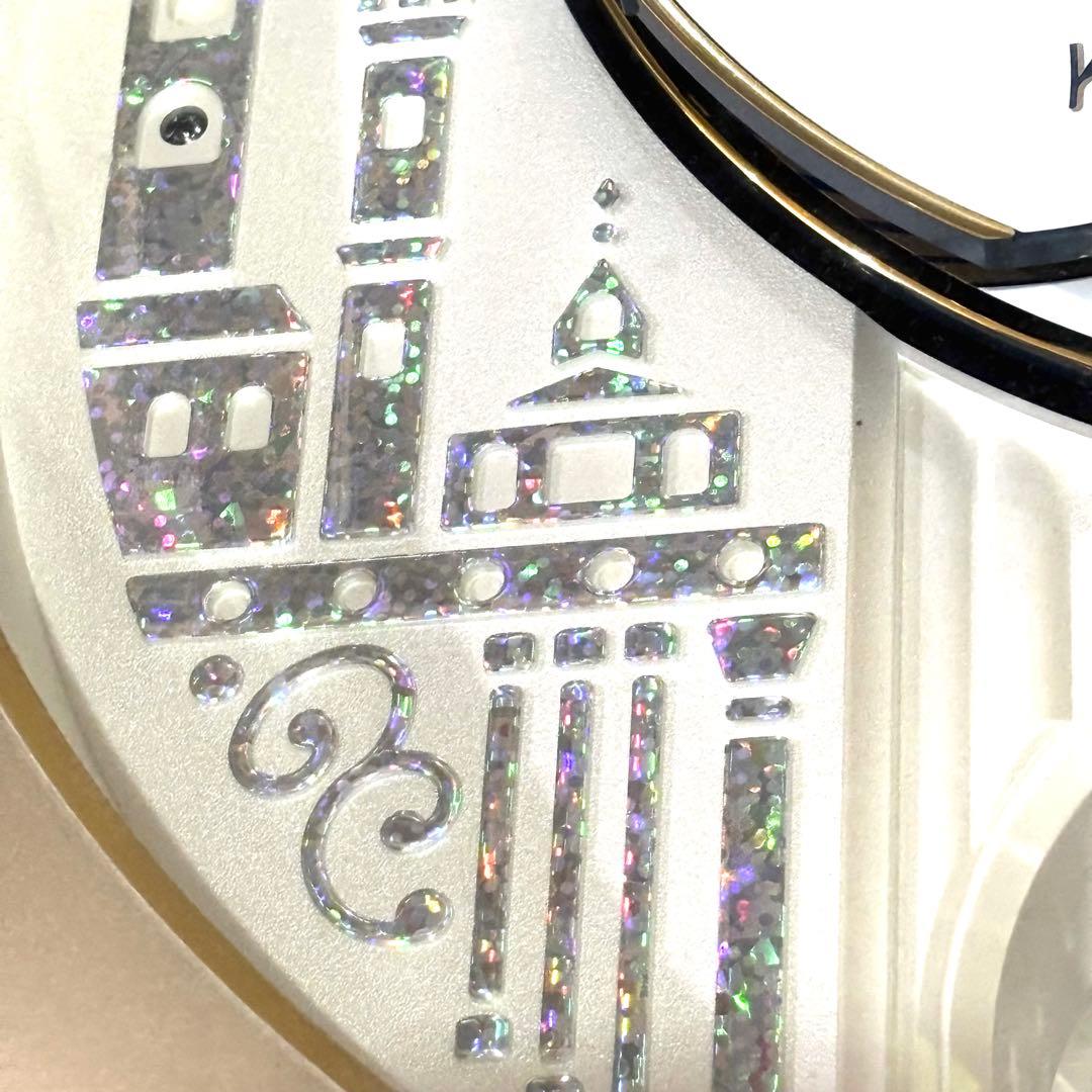 【極美品】セイコー RE579S 電波 メロディ からくり 掛け 時計 回転