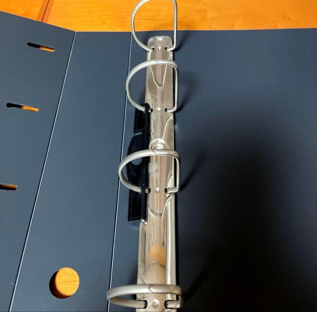 20冊セット リング式ファイル ダークグレー