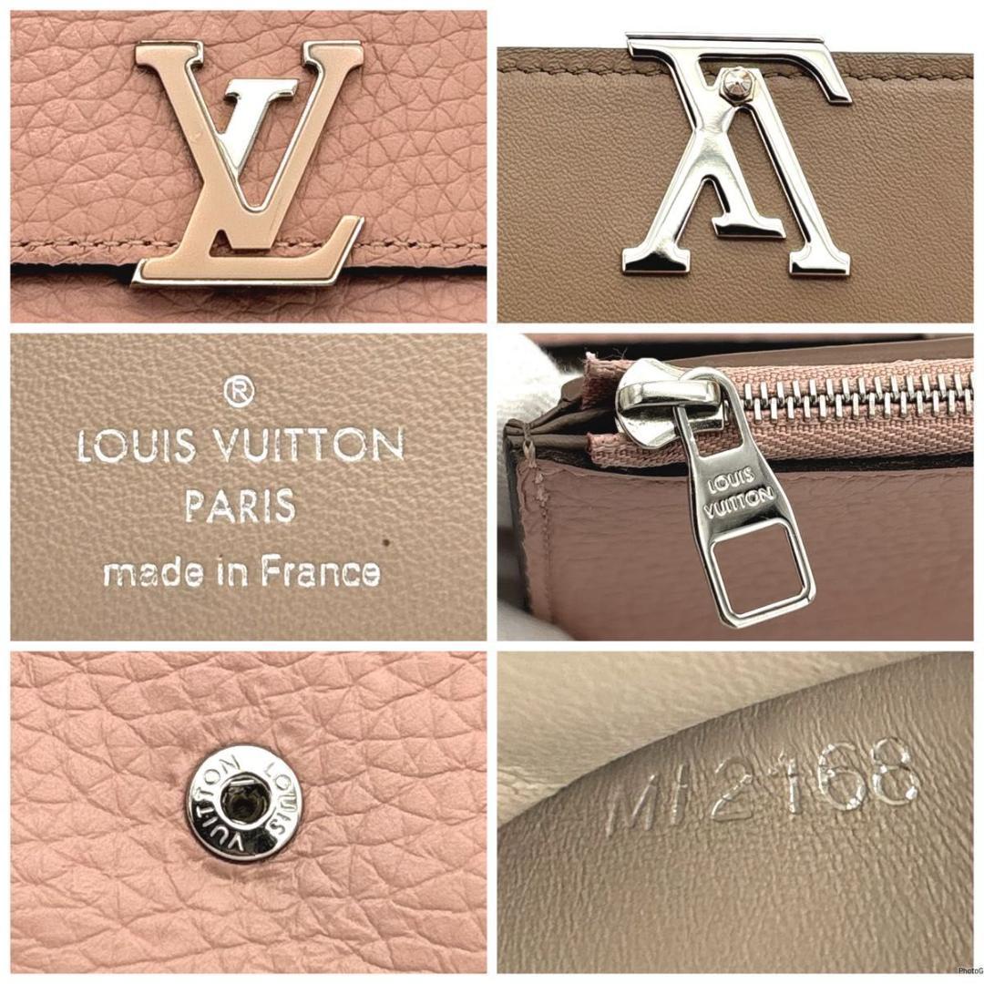 ルイヴィトン ポルトフォイユ カプシーヌ コンパクト 三つ折り財布 マグノリア