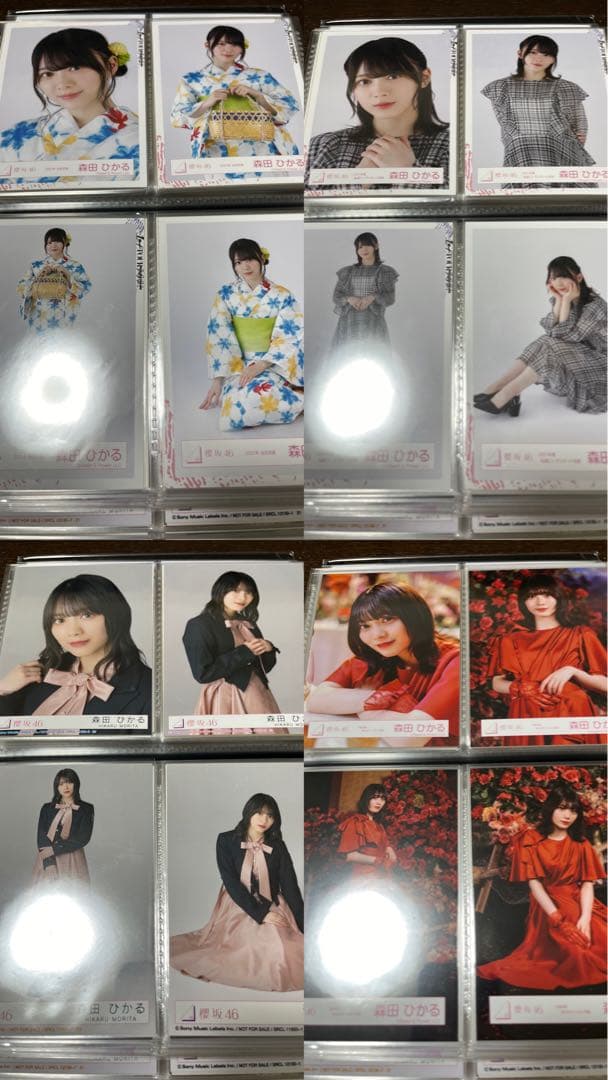 森田ひかる　生写真　まとめ売り