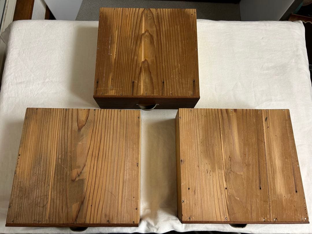 アンティーク 木製引き出し付飾り棚　チェスト 食器棚 本棚 レトロ　抽斗　古道具