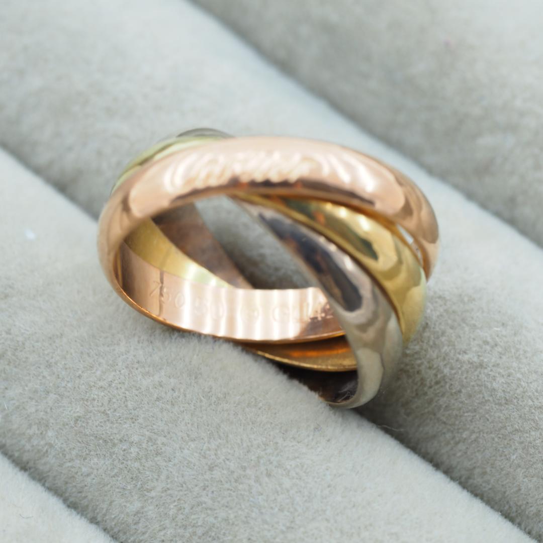 カルティエ リング トリニティ クラシック MM スリーカラー 50号 K18