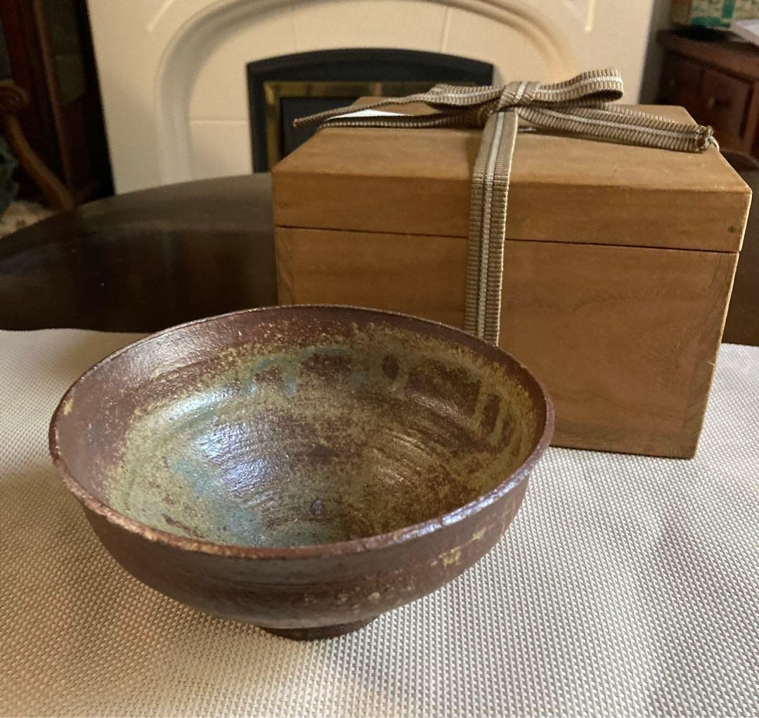 茶道具　抹茶茶碗　高麗茶碗　柿の蒂