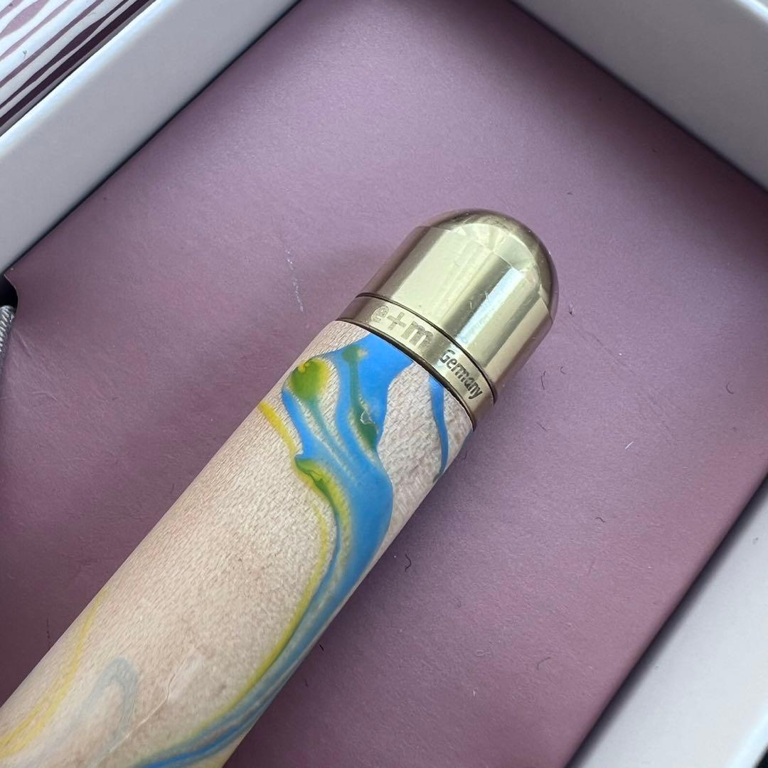 イープラスエム e+m シャープペンシル 0.7 Marble ゴールド c