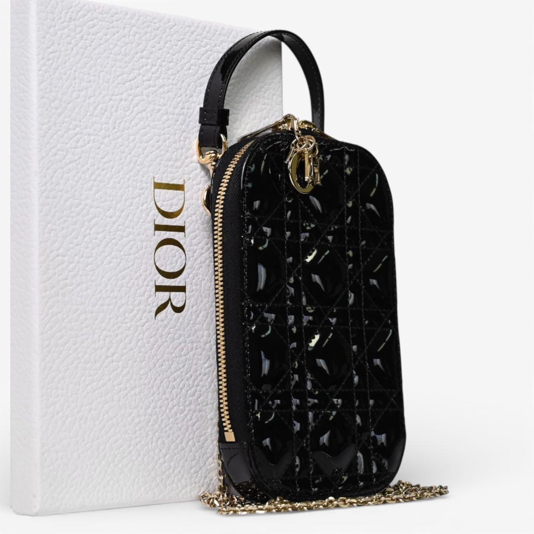 【新品同様】ディオール　カロ　 ブラック ショルダーバッグ　トート　ハンド　黒