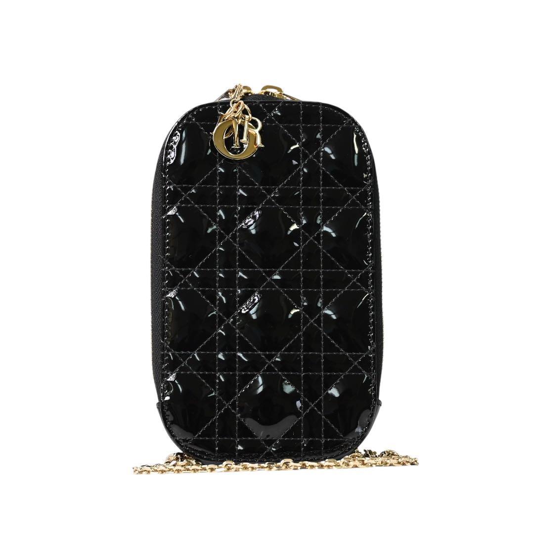 【新品同様】ディオール　カロ　 ブラック ショルダーバッグ　トート　ハンド　黒