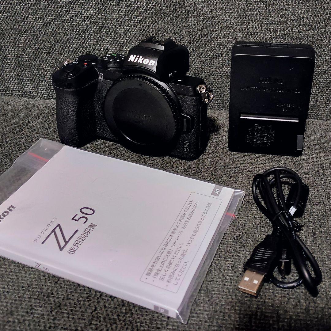 【美品・使用頻度低】Nikon Z50 ショット数3,779回 ミラーレス一眼