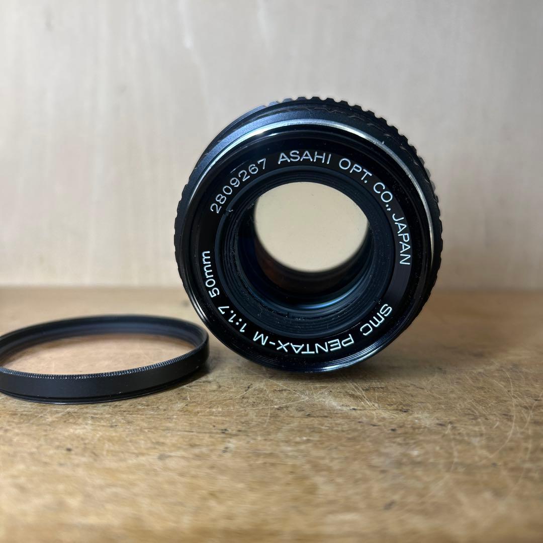 Pentax ME ブラック SMC Pentax-M 50 f1.7 完動美品