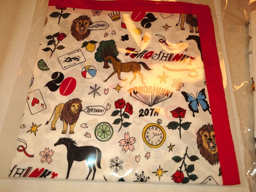 東方神起 ZONE 20周年 ニコイチポーチ トートバッグ ハンカチ グッズ a