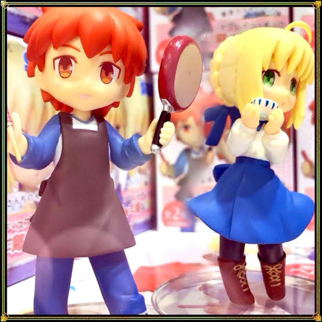 衛宮さんちの今日のごはん ミニディスプレイフィギュア 衛宮士郎＆セイバー