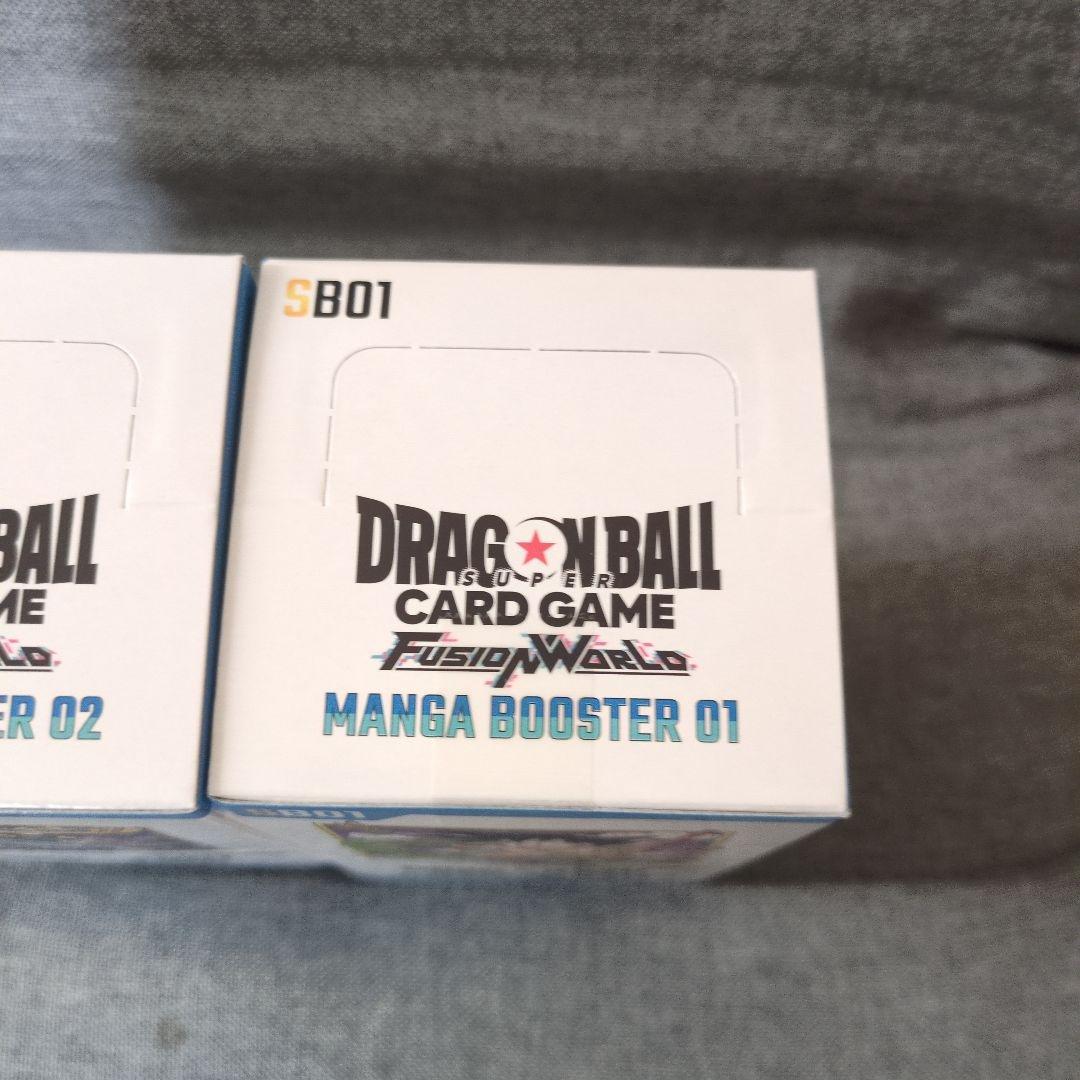 ドラゴンボールカードゲーム マンガブースター01.02 2個テープ付き新品