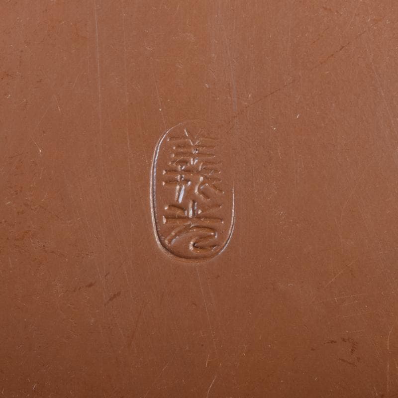 煎茶道具　高岡銅器　鍛金製　西村義光作　茶托　五客　共箱　C　7040