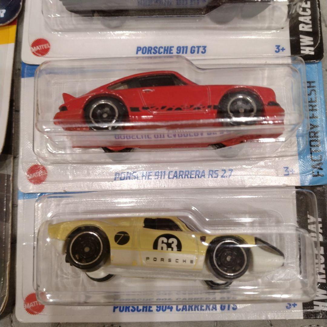 ホットウィール ポルシェ12台セット　プレミアム　シルバーシリーズ　ベーシック