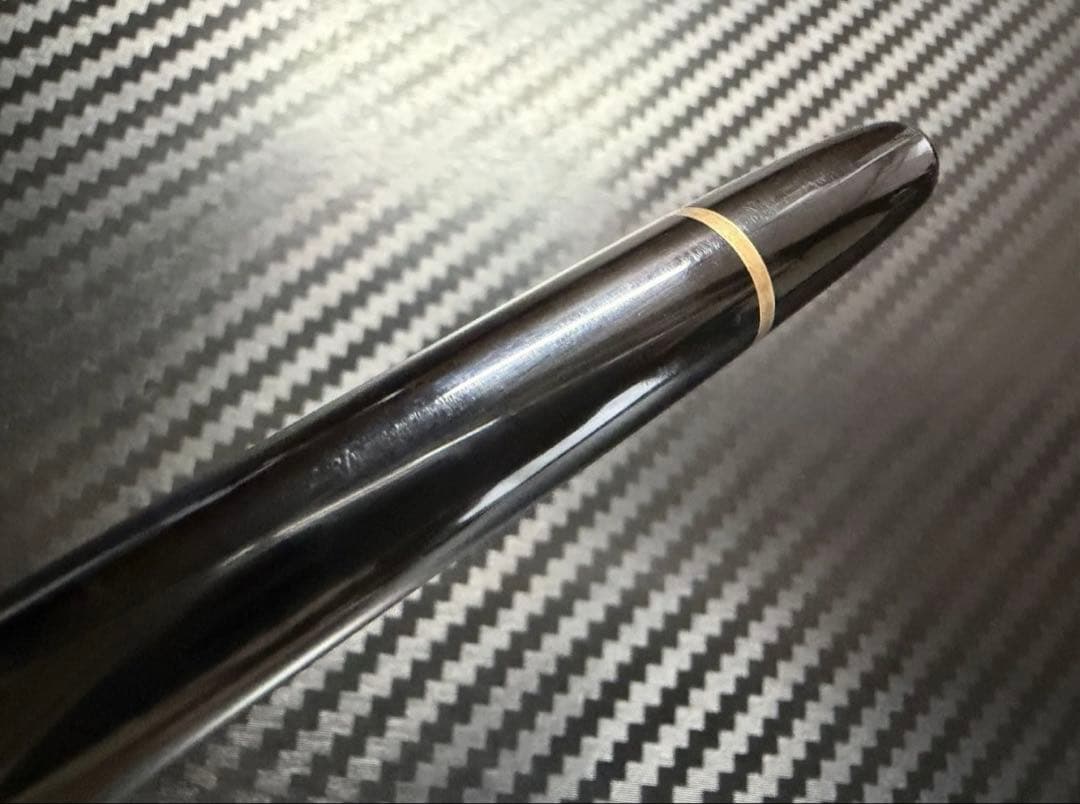 極美品 エボナイト芯 モンブラン 144 ブラック 全金 F 細字 万年筆