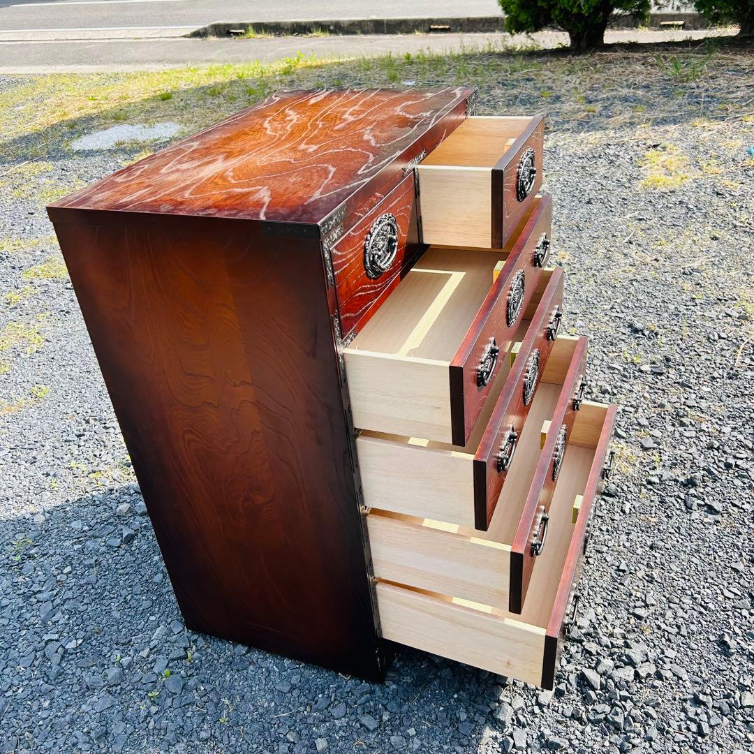 民芸箪笥　装飾金具　和箪笥　整理箪笥