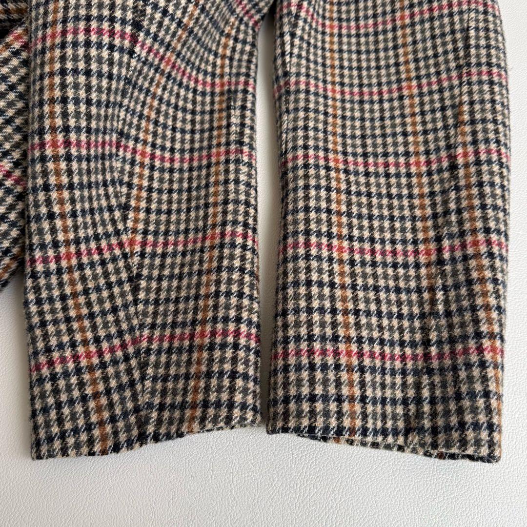美品　シンゾーン　バルマカーンコート　チェック　34 クラブチェック