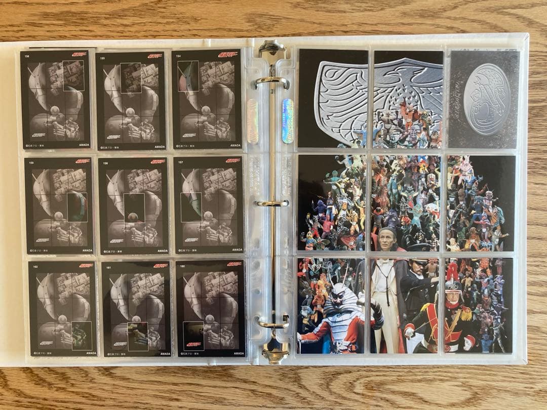 【トレカ】アマダ「仮面ライダー」全225種セット+特製バインダー+特製カード