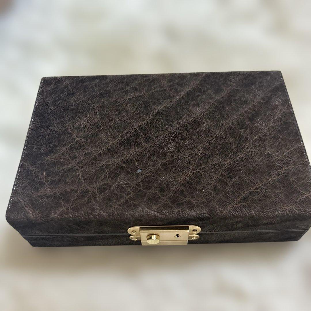 カンダミサコ MALT PENNE 万年筆ケース エレファントレザー ブラウン