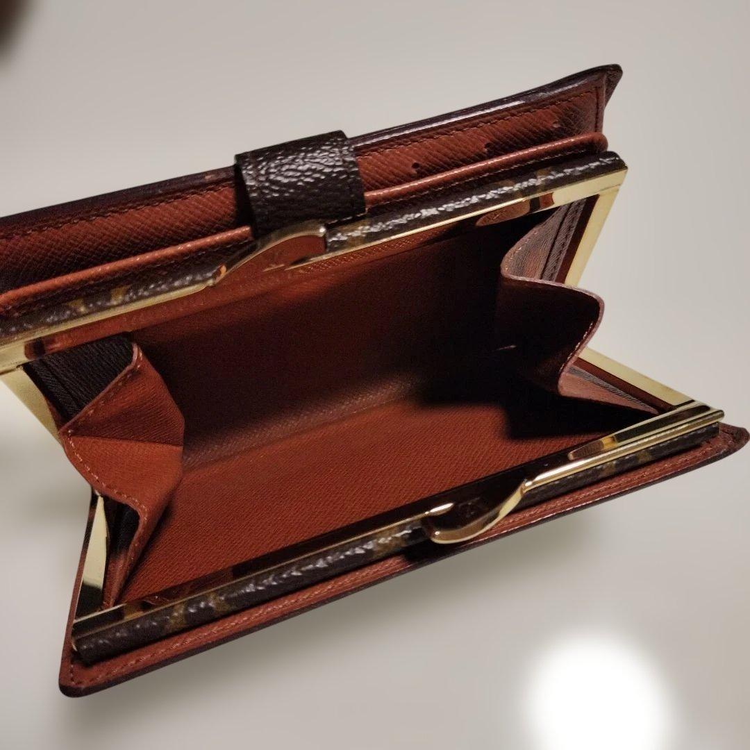 【美品】ルイヴィトン モノグラム ポルトフォイユ ヴィエノワ がま口 折り財布