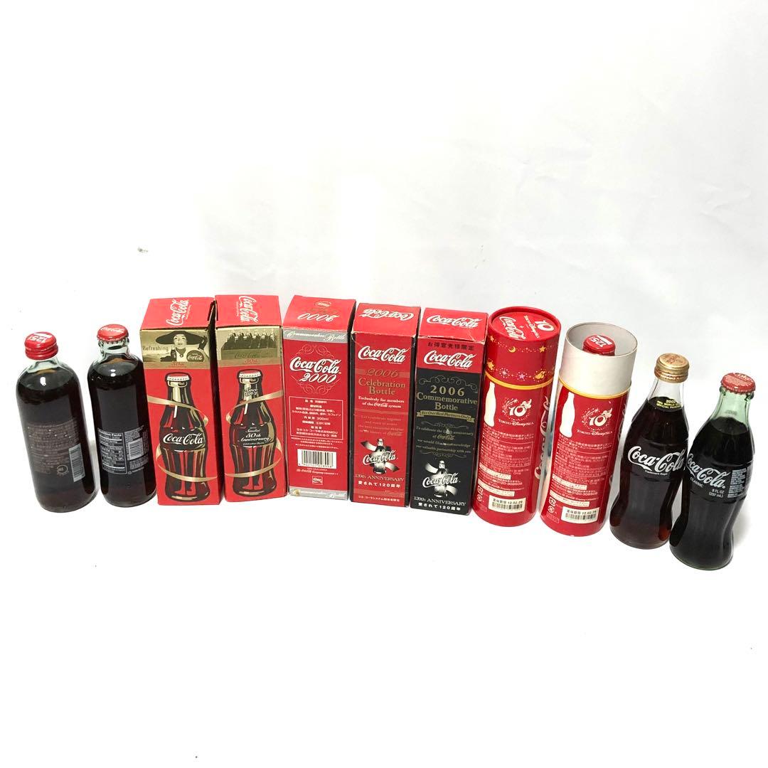 限定品！コカコーラ 120周年 50周年 東京ディズニーシー10周年 ビン未開封